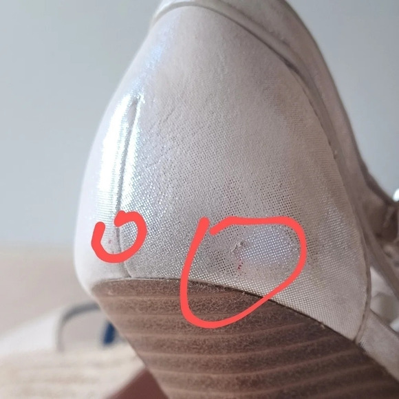 Coach Alba Metallic Champagne Stilletto Fairycore Evening Going Out Wedding - Picture 10 of 10